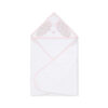 BATH TOWEL PINK BUNNY EAR HOODED