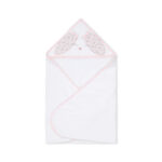 BATH TOWEL PINK BUNNY EAR HOODED