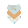 MULTI-COLOR I LOVE YOU MOMMY BIBS PK-3