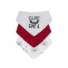 SCARLET BABY BEAR BIBS PK-3