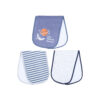 BURP CLOTH PK-3 BLUE BEST FRIEND FOREVER BOY