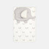 PILLOW W/WRAPING SHEET GREY ELEPHANT