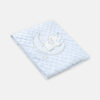 BLANKET ELEPHANT MOON WHITE VELVETY
