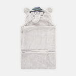 BLANKET GREY ELEPHANT HOODED