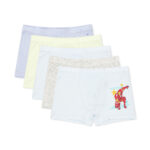 BOY BOXER PK-5 BLUE SUPERHERO