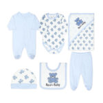 BABY BOY GIFT SET BLUE BABY BEAR BOY