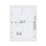 BABY BOY GIFT SET BROWN BOW & BEAR
