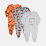 ROMPER BOYS PK-3 TIGER PRINT