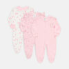 SLEEP SUIT GIRL PINK FLOWER