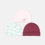 BABY CAPS PK-3 WILD FLOWER