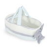 CARRY CRIB BLUE BOW