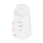 CARRY NEST WHITE FLUFFY TEDDY GIRL