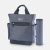 TINNIES BABY DIAPER BAG PACK MINIMAL TEXTURED BLUE