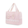 DIAPER BAG PINK PLUSH FLORAL BEADED