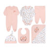 BABY GIRL GIFT SET PEACH FLORAL