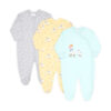 ROMPER GIRLS PK-3 MULTI DUCKY STRIPED