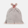 WINTER CAP GREY RUFFLE