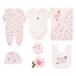 BABY GIRL GIFT SET LITTLE SISTER FLORAL