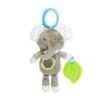 STUFF TOY GREY ELEPHANT PLUSH BELL