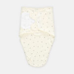 SWADDLE SHEET GREY HEART JERSEY