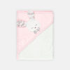 BATH TOWEL PINK / WHITE