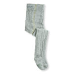 GIRL TIGHTS / LEGGINGS PALE GREEN PAW