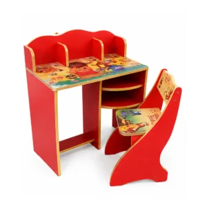 Kids Study Table Large Size With Extra Shelves